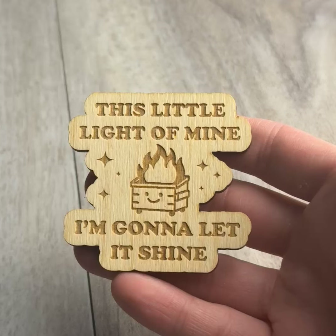 THIS LITTLE LIGHT OF MINE I'M GONNA LET IT SHINE magnet video