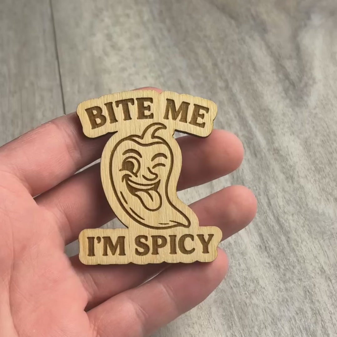Bite Me I'm Spicy, magnet video