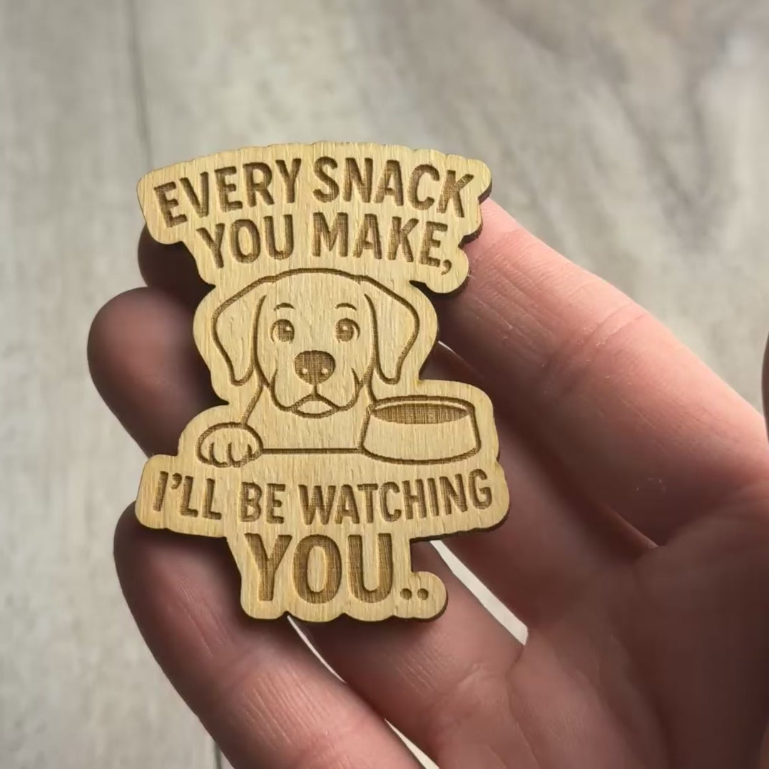 Every Snack You Make, I’ll Be Watching You magnet video